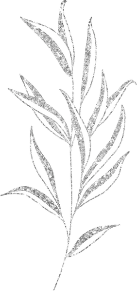 silver leaves illustration