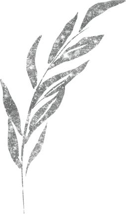 silver leaves illustration